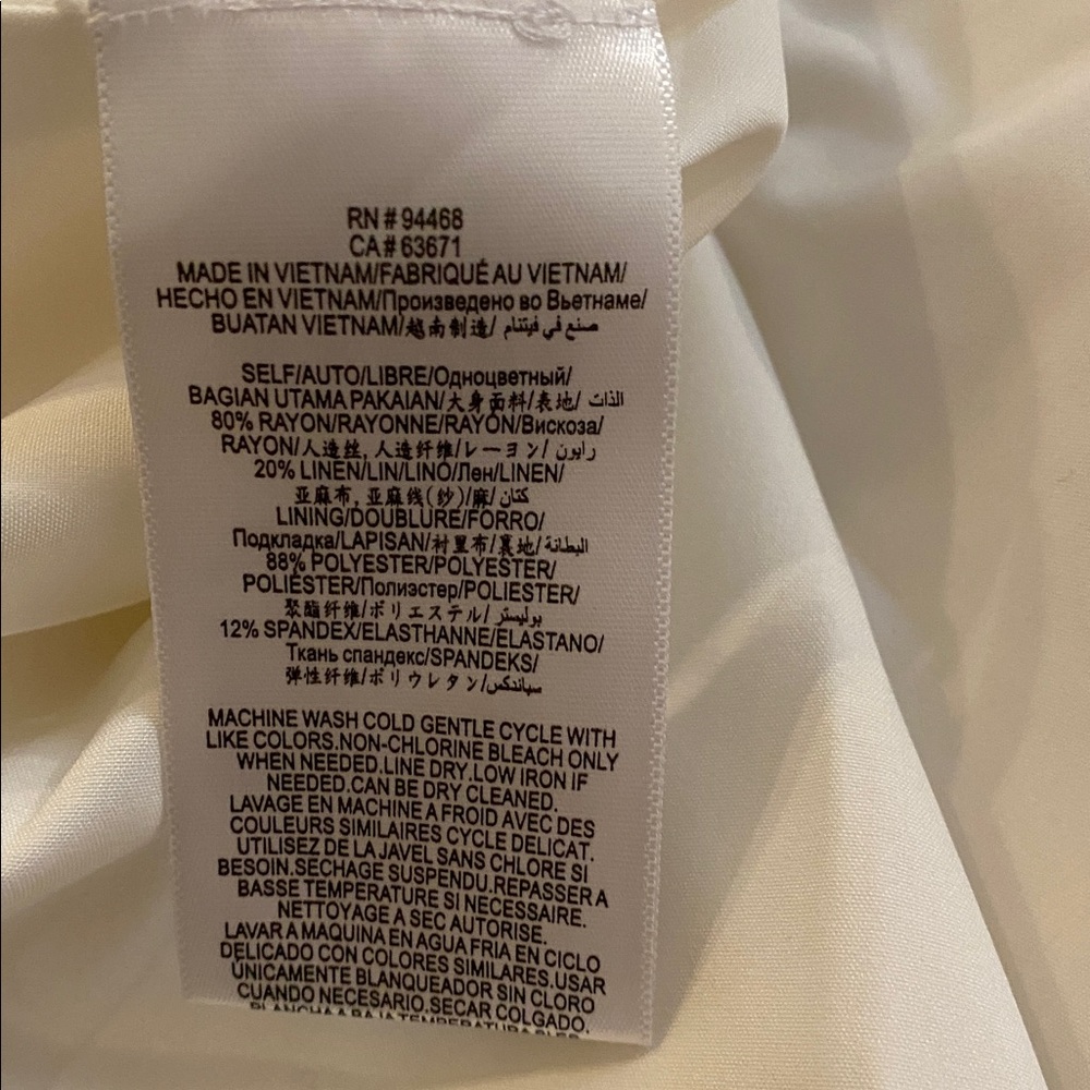BCBG Max Azria Linen Blend Dress NWT - Picture 7 of 7